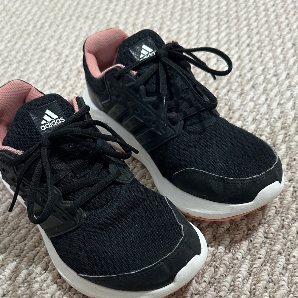 Adidas Black and pink Running Shoes